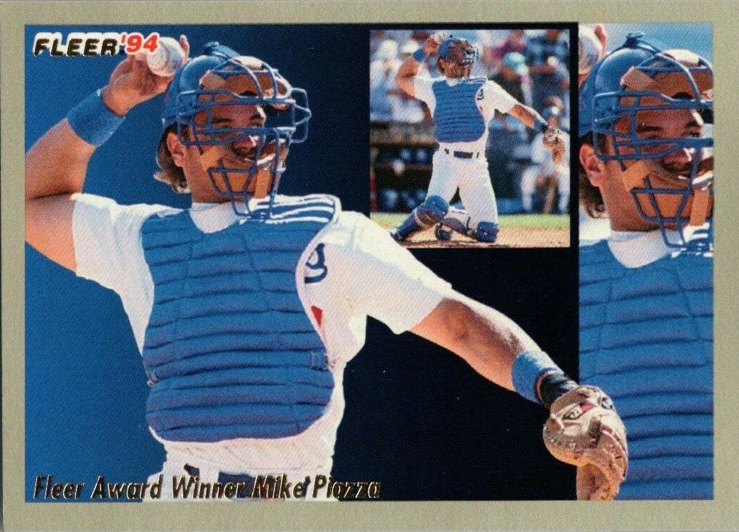 1994 Fleer Baseball Mike Piazza #6 PSA 9