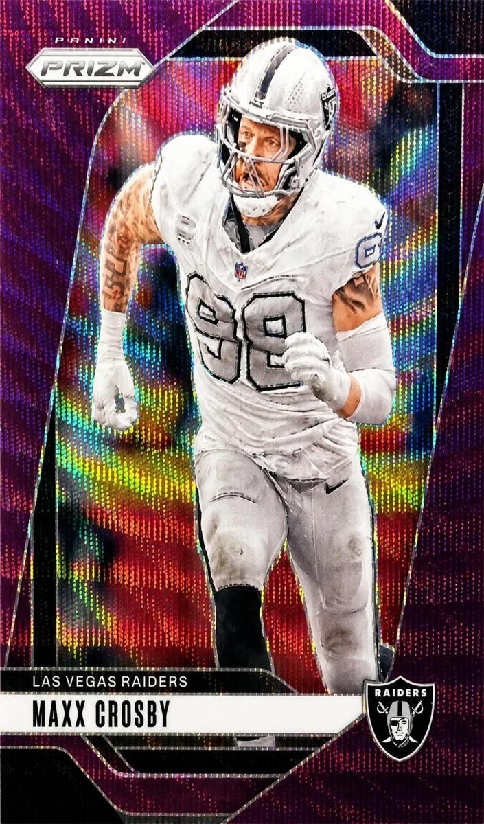 2024 Panini Prizm Football Purple Wave Maxx Crosby #152
