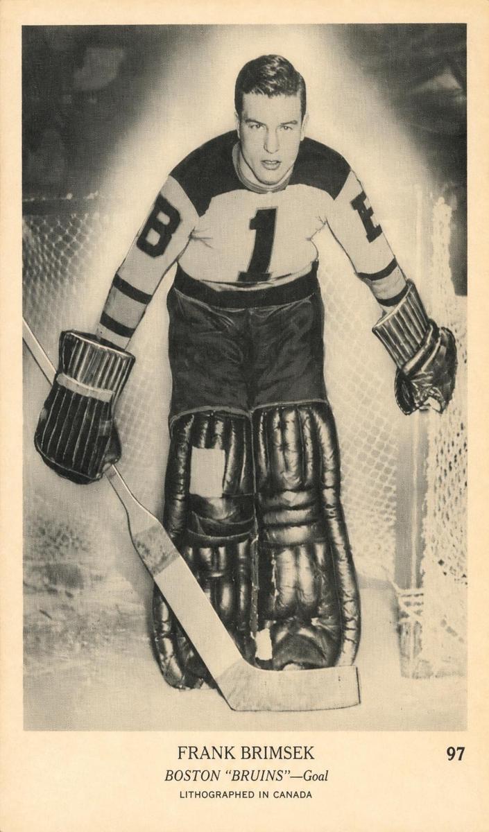 1939 O-Pee-Chee V301-1 Hockey Frank Brimsek #97 PSA 4