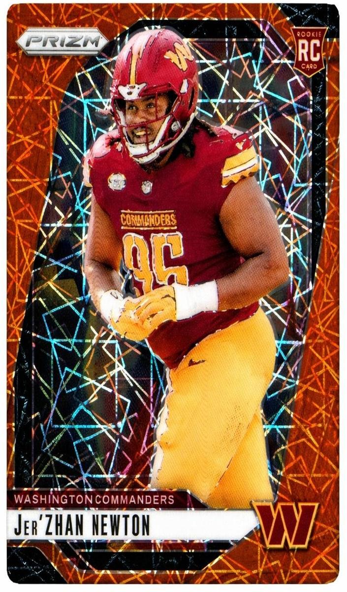 2024 Panini Prizm Football Lazer Jer'Zhan Newton #351