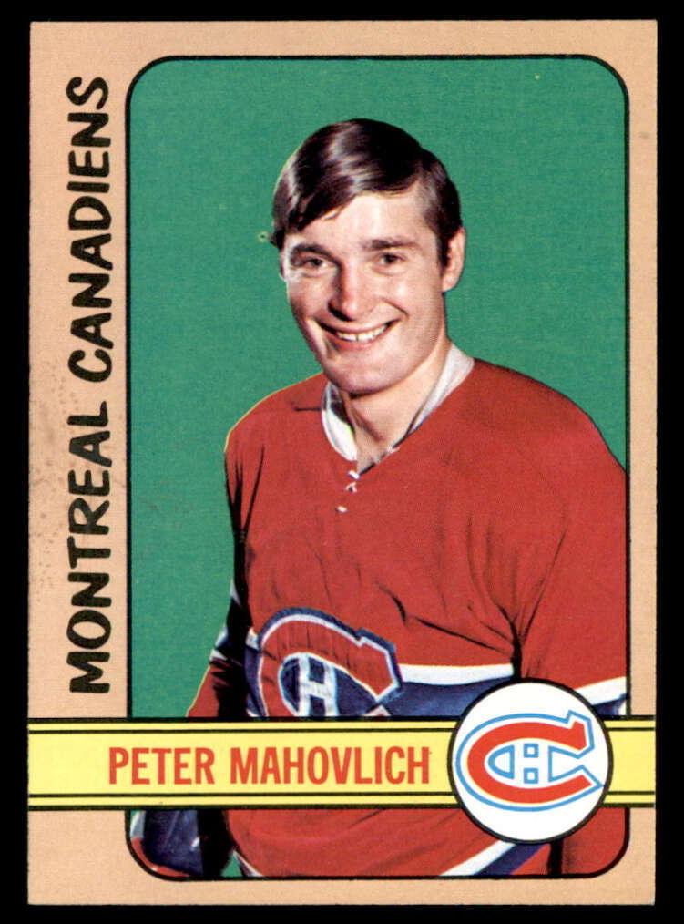 1972 Topps Hockey Peter Mahovlich #42 PSA 9