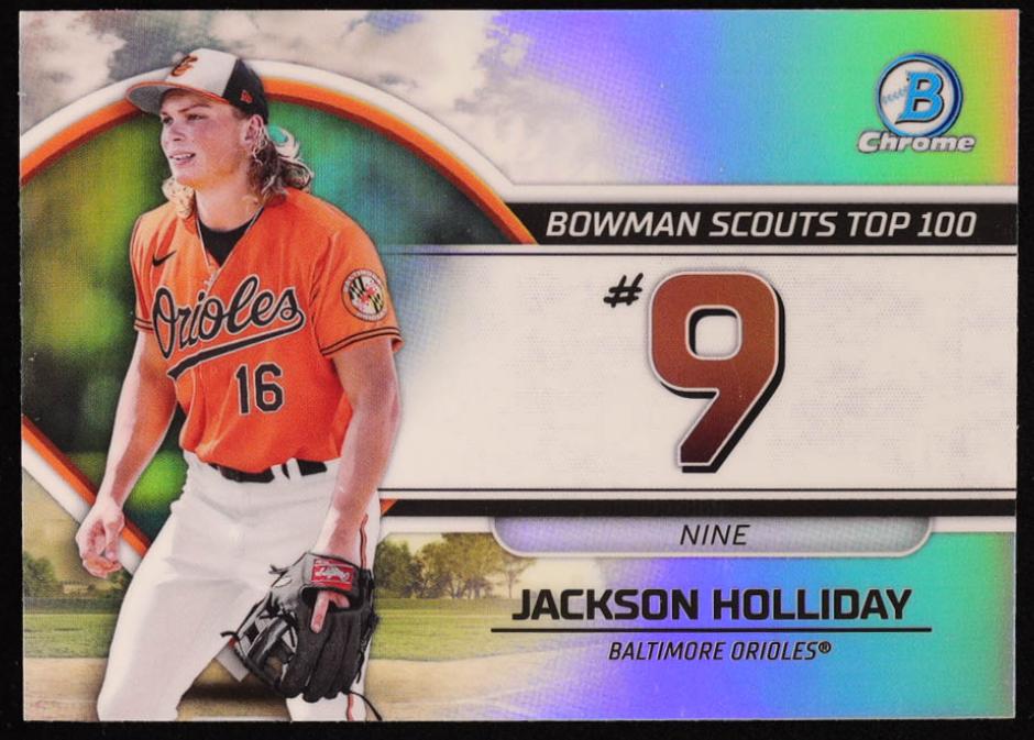 2023 Bowman Baseball Jackson Holliday #BTP-9 PSA 10