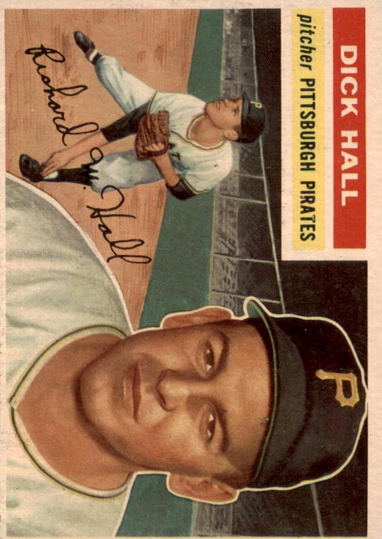 1956 Topps Baseball Dick Hall #331 PSA 7