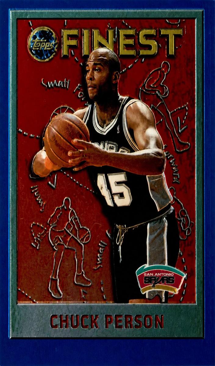 1995 Topps Finest Basketball Chuck Person #146
