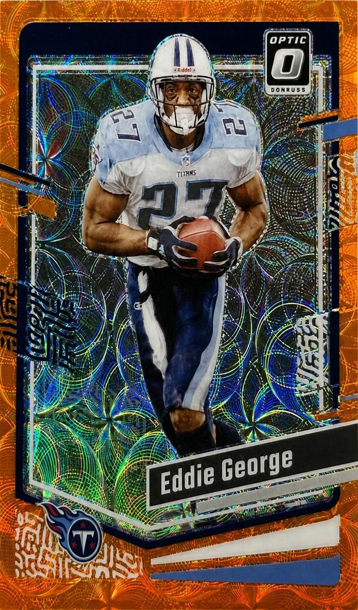 2023 Donruss Optic Football Orange Scope Eddie George #190