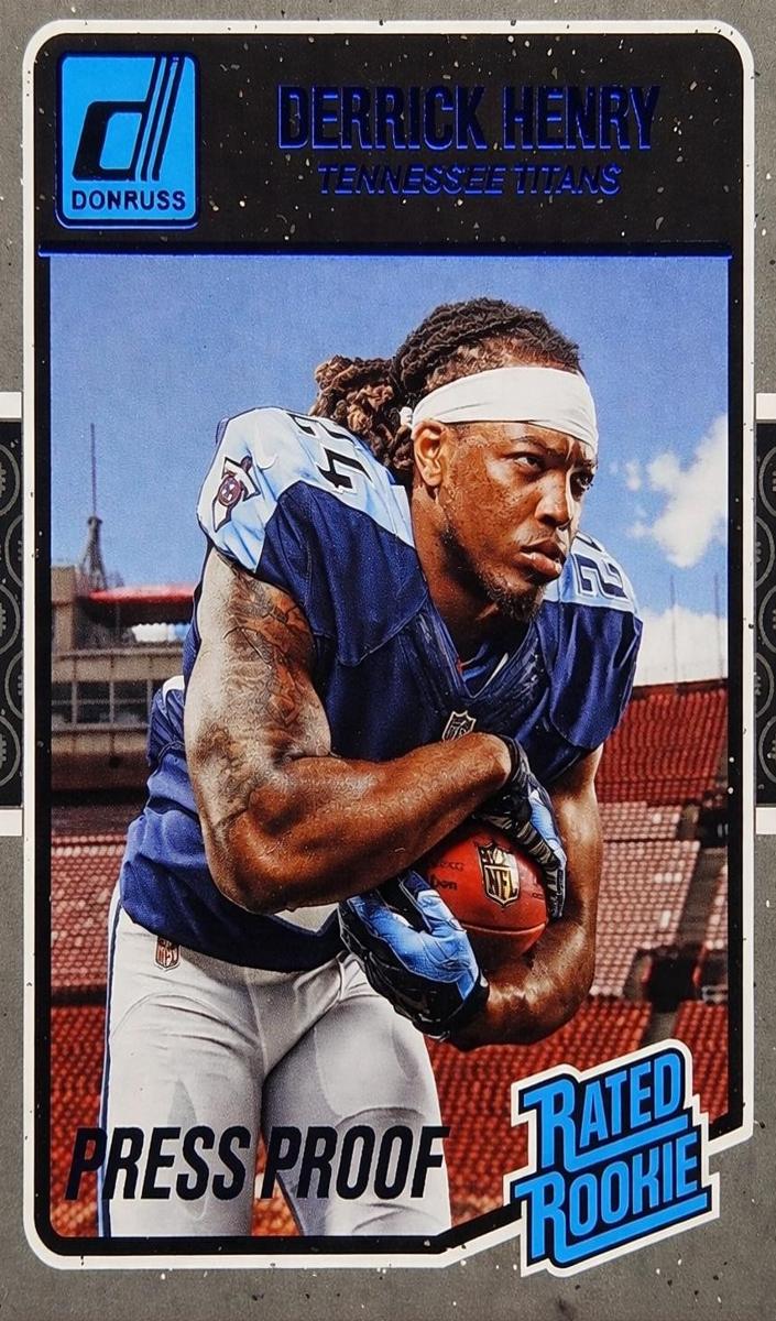 2016 Panini Donruss Football Press Proof Blue Derrick Henry #365