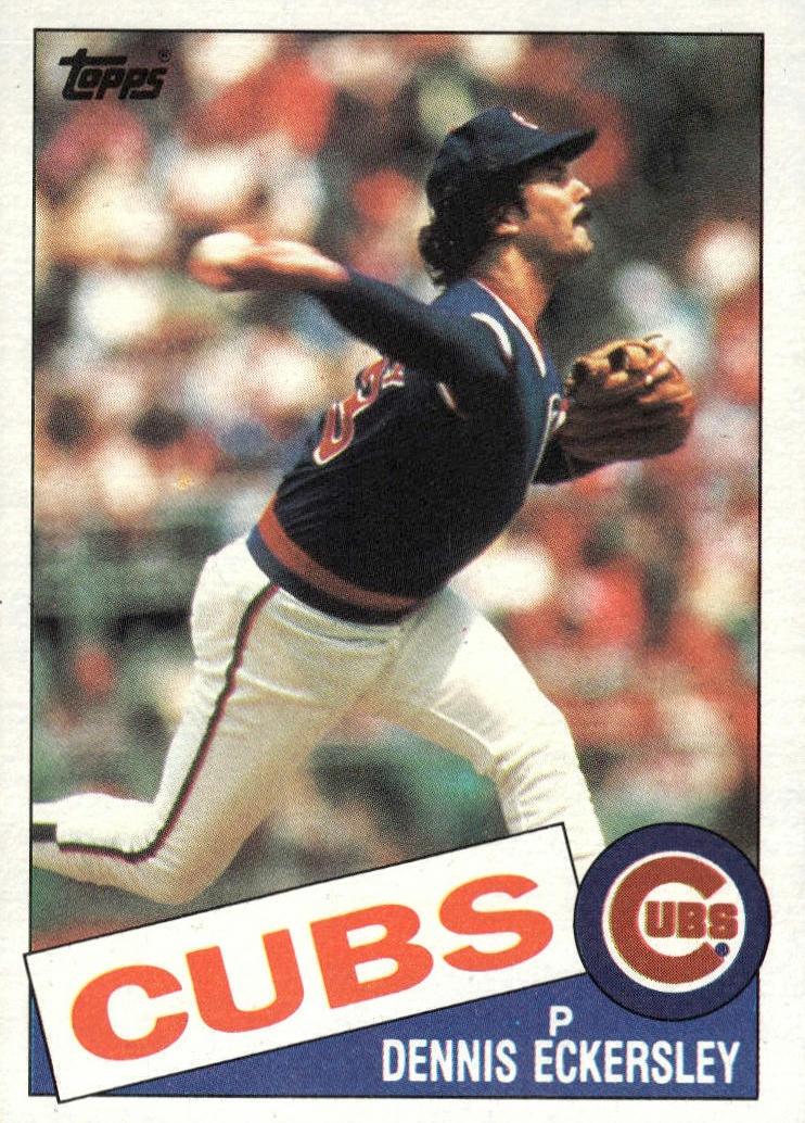1985 Topps Baseball Dennis Eckersley #163