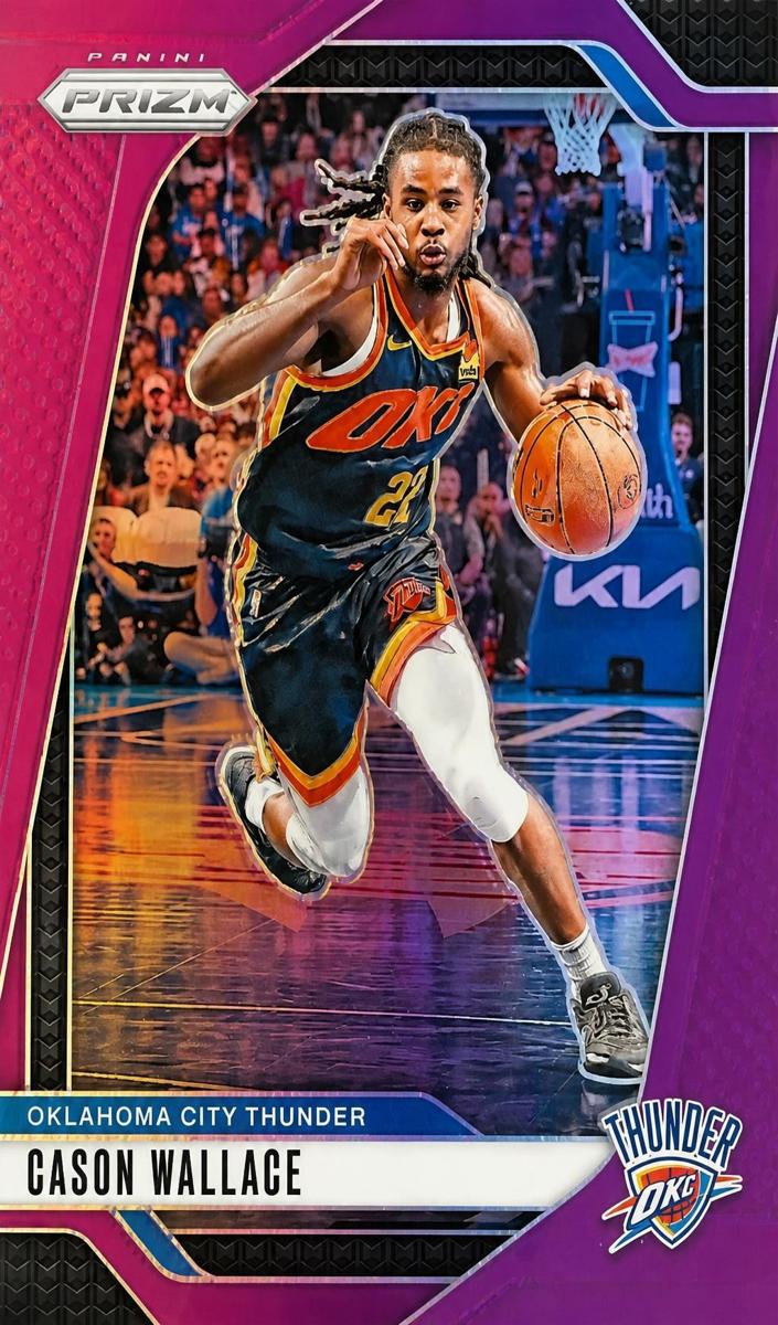 2024 Panini Prizm Basketball Purple Cason Wallace #212