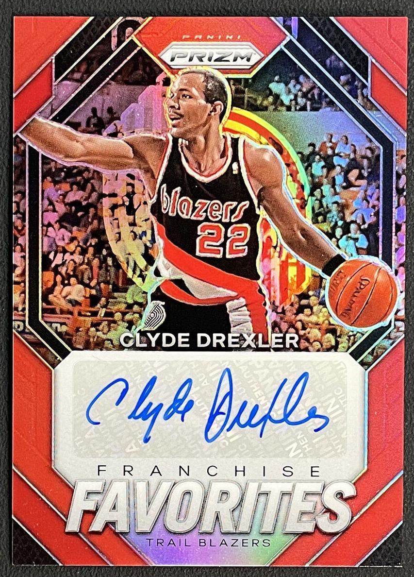 2023 Panini Prizm Basketball Red Clyde Drexler #FF-DRE