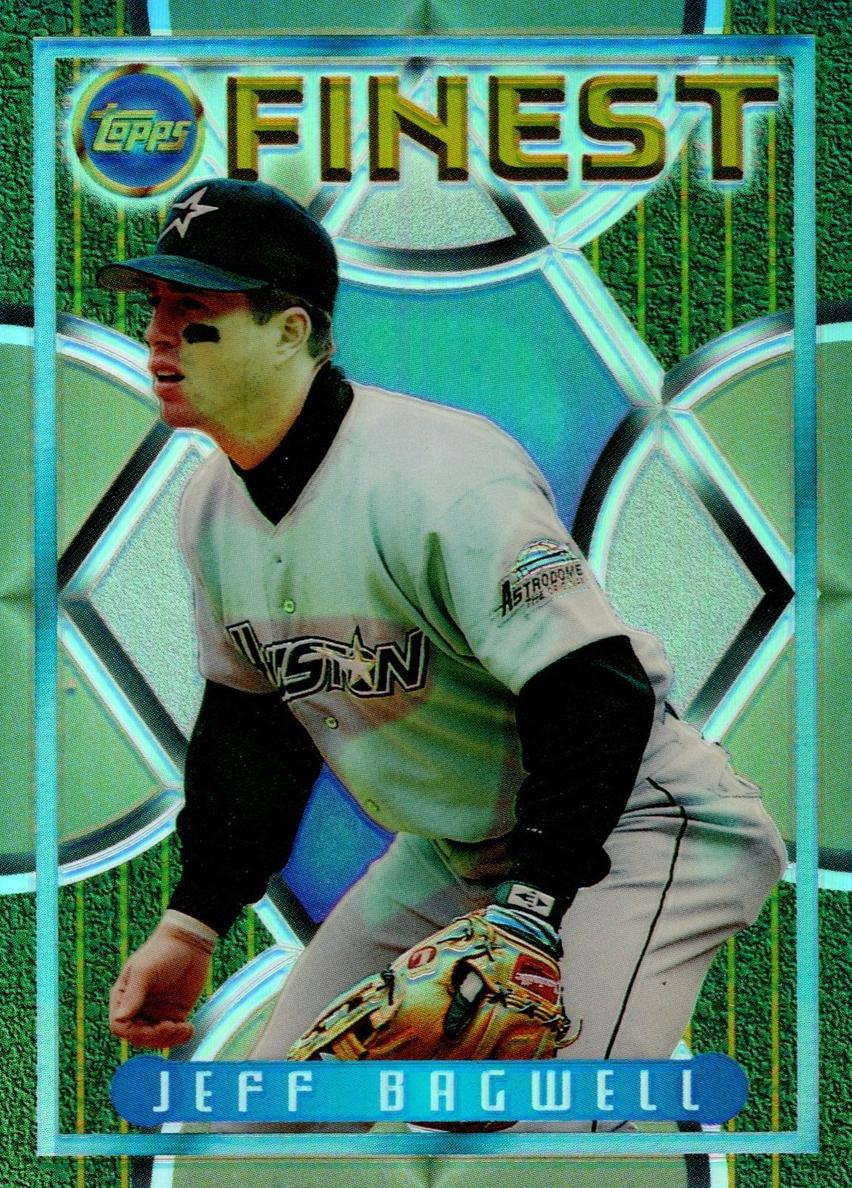 1995 Topps Finest Baseball Refractor Jeff Bagwell #117