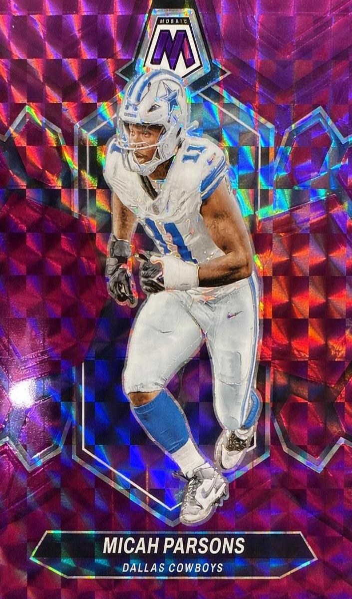 2024 Panini Mosaic Football Purple Micah Parsons #62