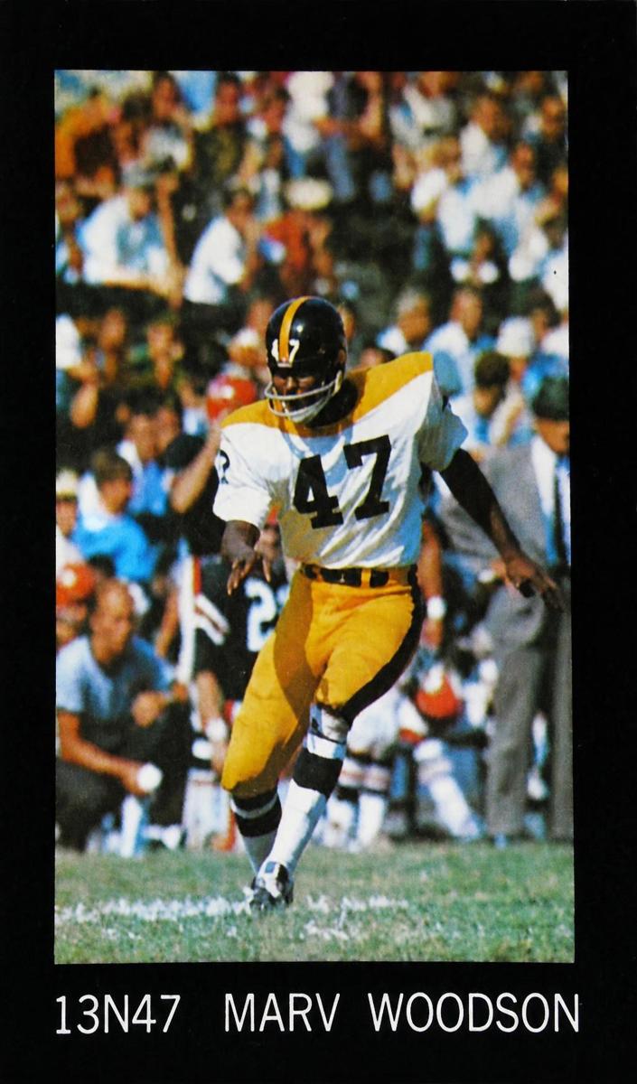 1968 Champion Corn Flakes Football Marv Woodson #13N47