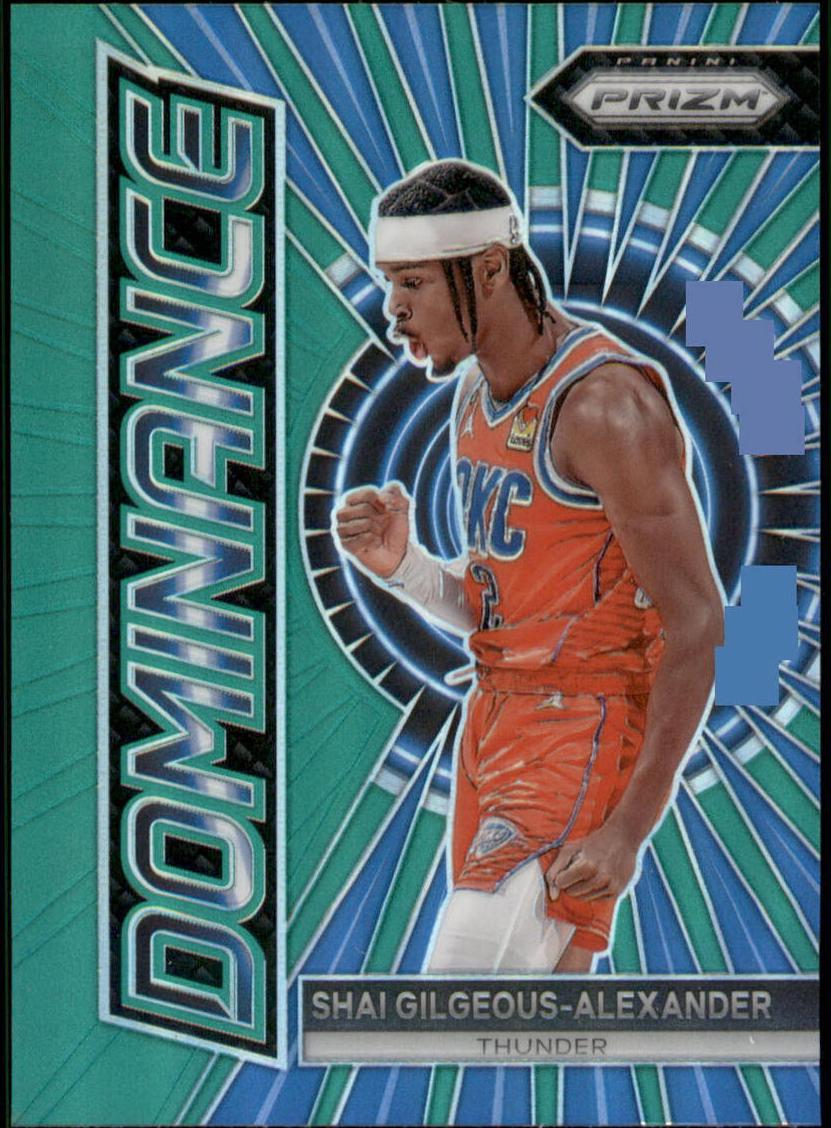 2023 Panini Prizm Basketball Green Shai Gilgeous-Alexander #22 PSA 9