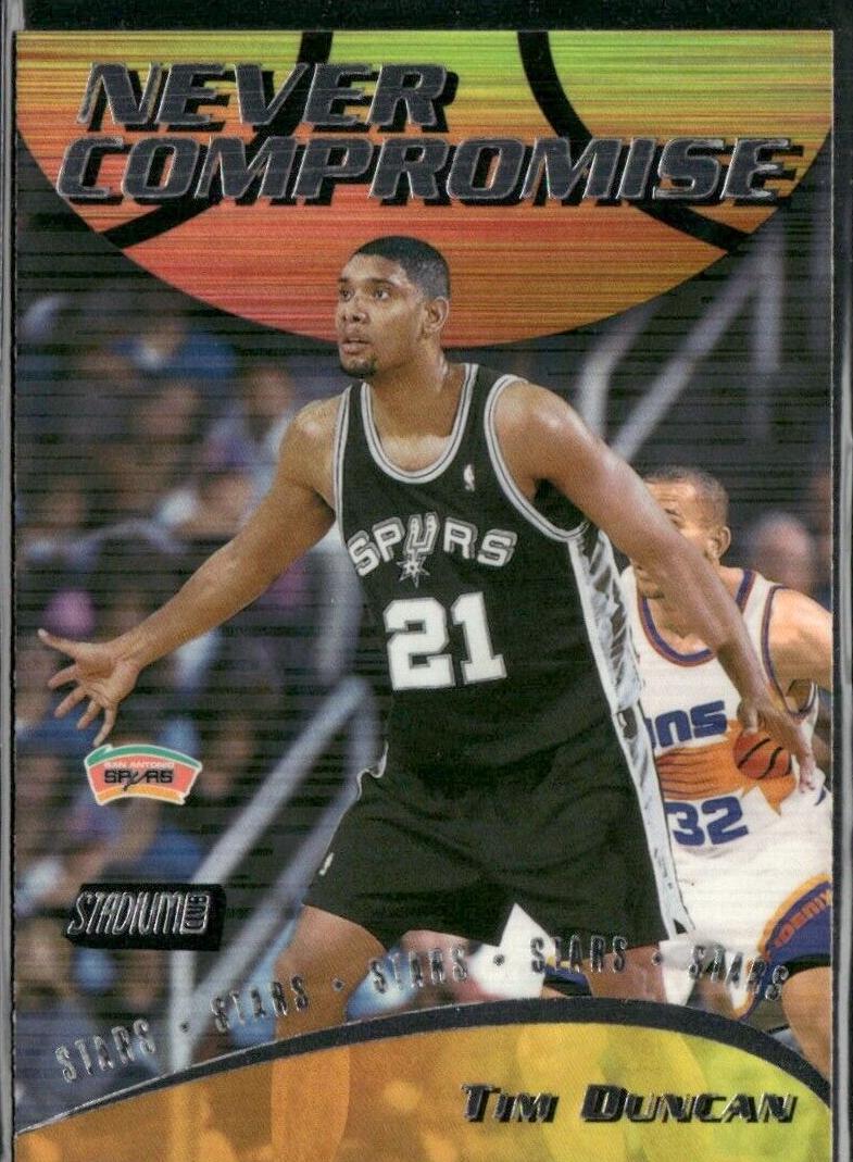 1999 Topps Stadium Club Basketball Tim Duncan #NC19 PSA 8.5