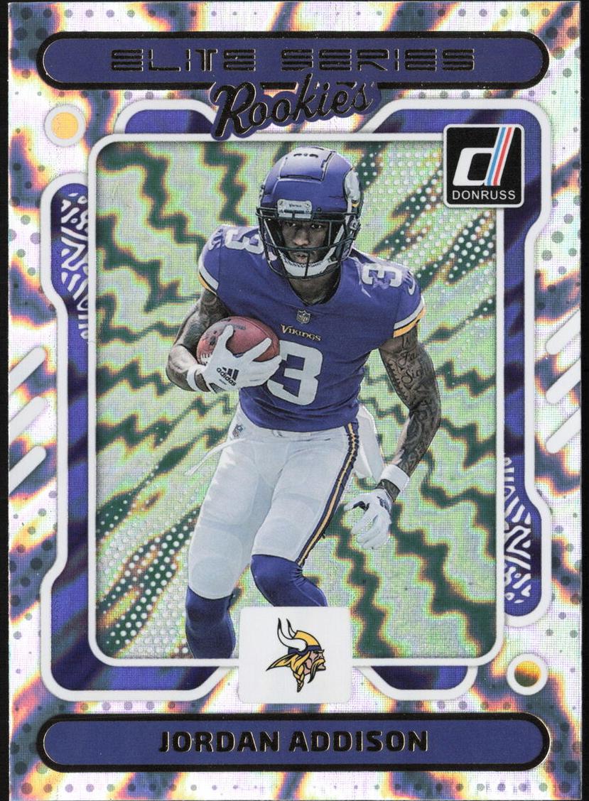 2023 Panini Donruss Football Jordan Addison #10 SGC 10