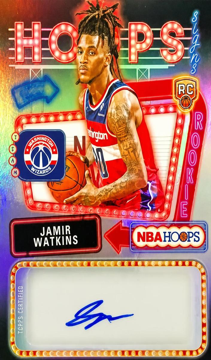 2025 Topps NBA Hoops Basketball Jamir Watkins #HFS-JW