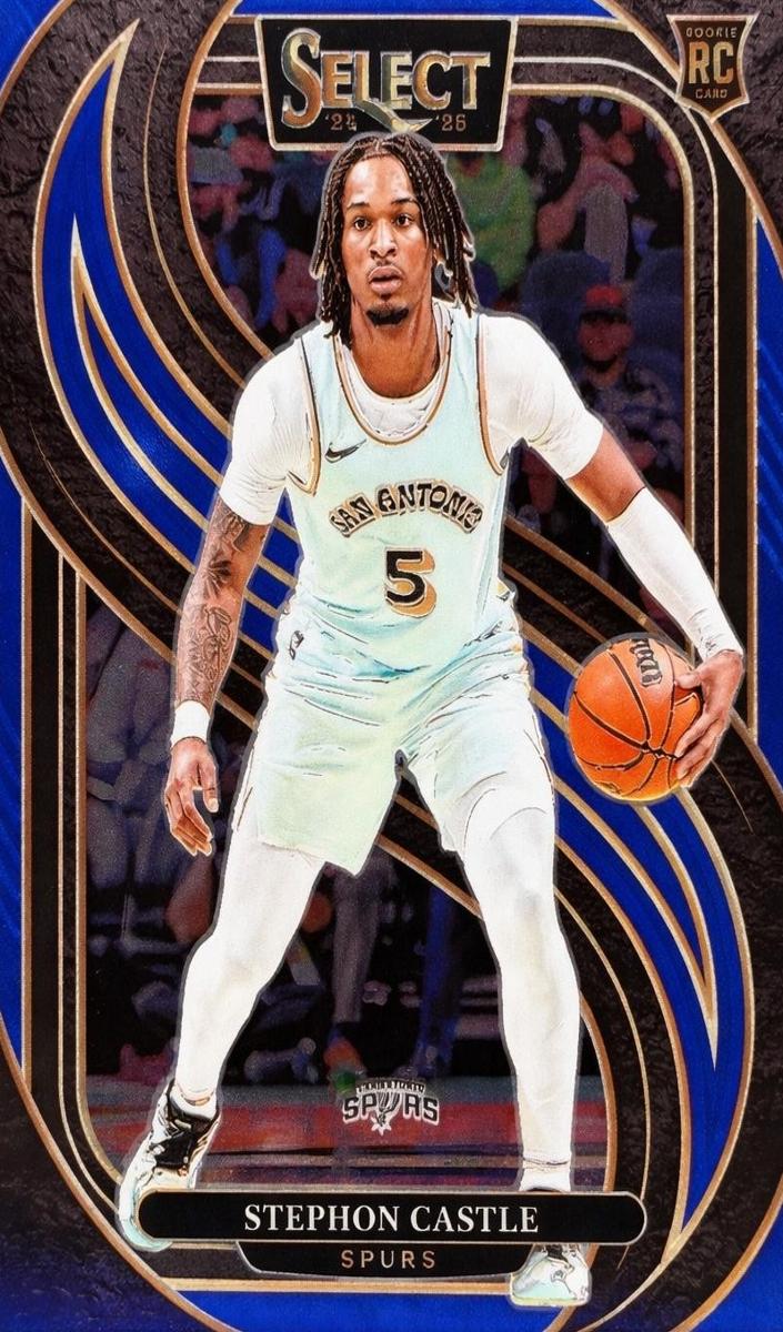 2024 Panini Select Basketball Blue Retail Stephon Castle #175
