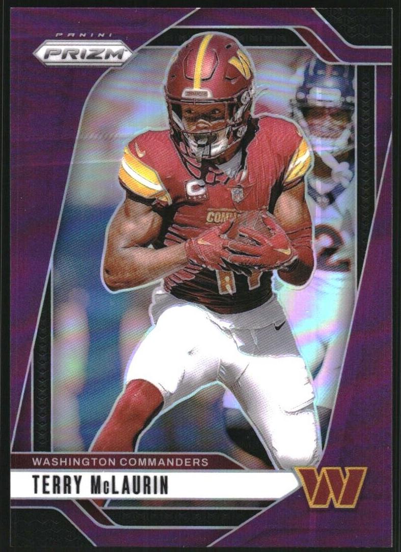 2024 Panini Prizm Football Purple Terry McLaurin #289