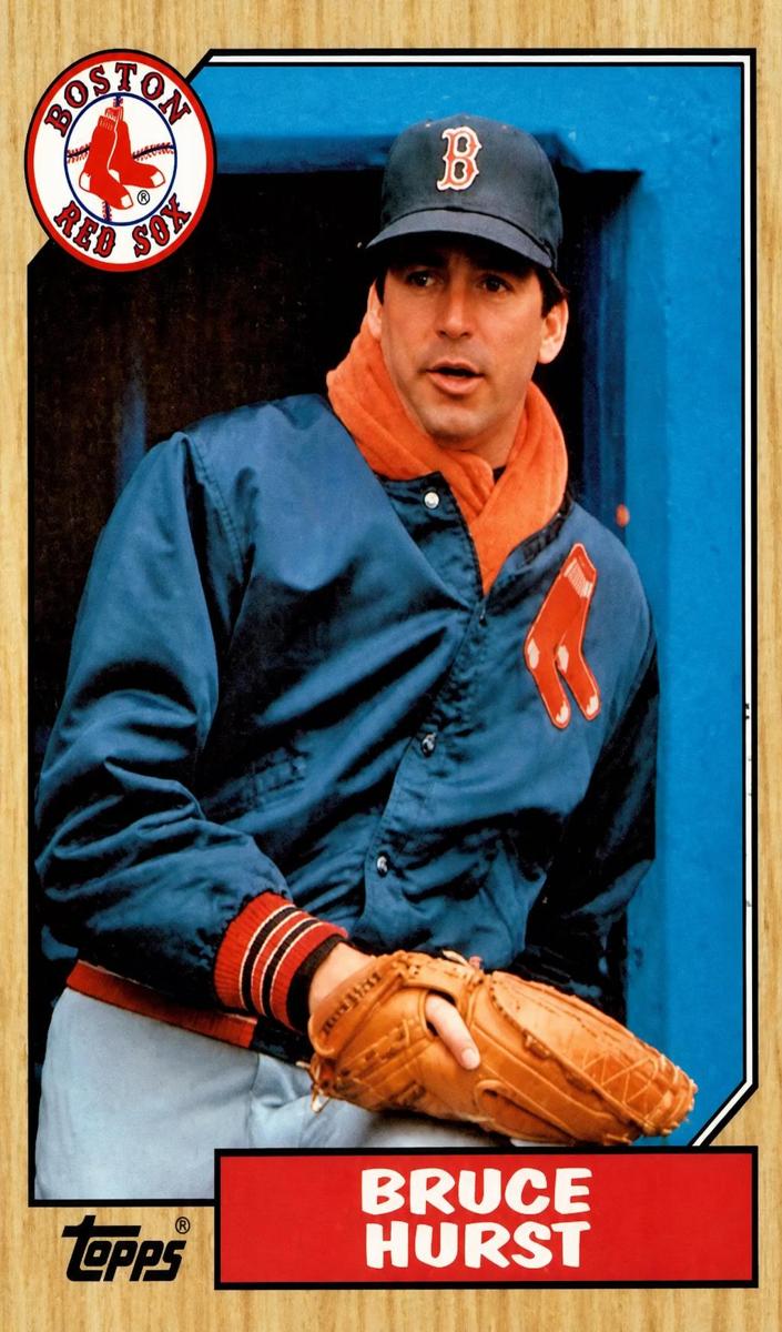 1987 Topps Baseball Bruce Hurst #705 PSA 8