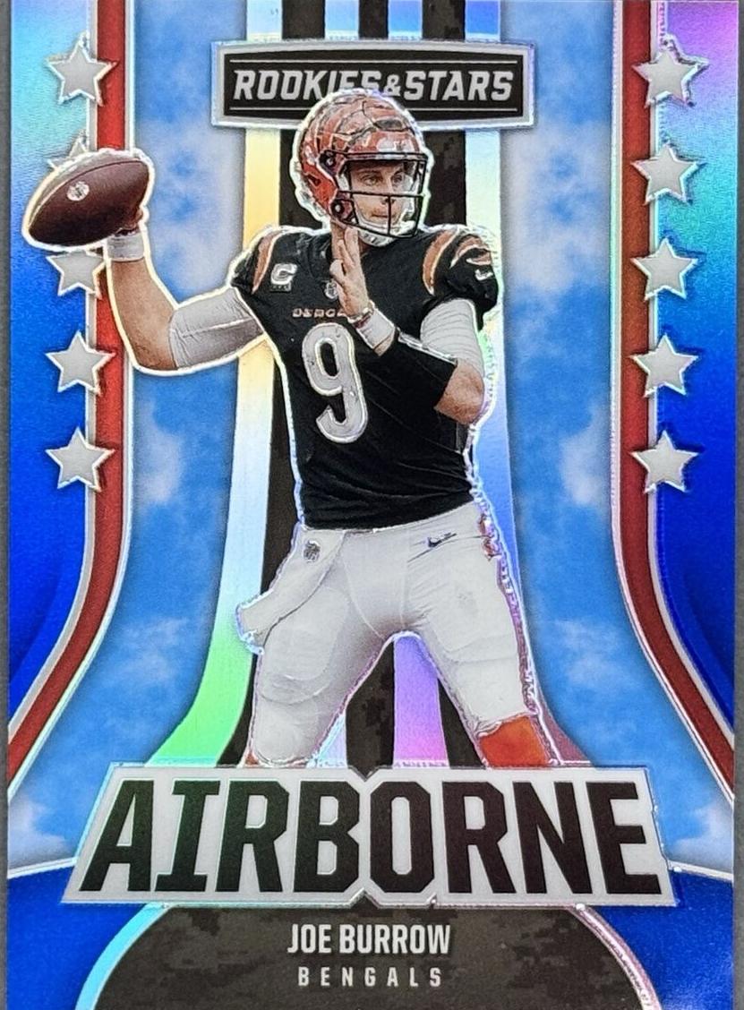 2023 Panini Rookies & Stars Football Blue Joe Burrow #AI-7 PSA 9