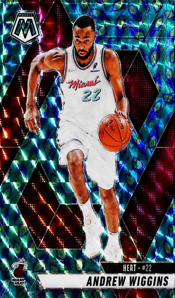 2024 Panini Mosaic Basketball Choice Peacock Andrew Wiggins #175