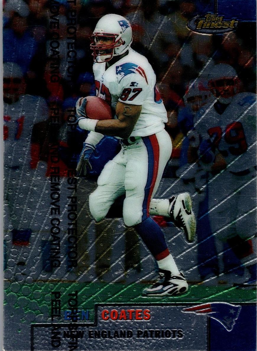 1999 Topps Finest Football Ben Coates #63