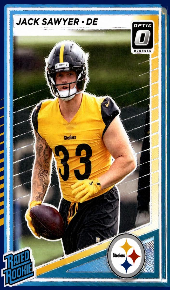 2025 Panini Donruss Football Blue Scope Jack Sawyer #390