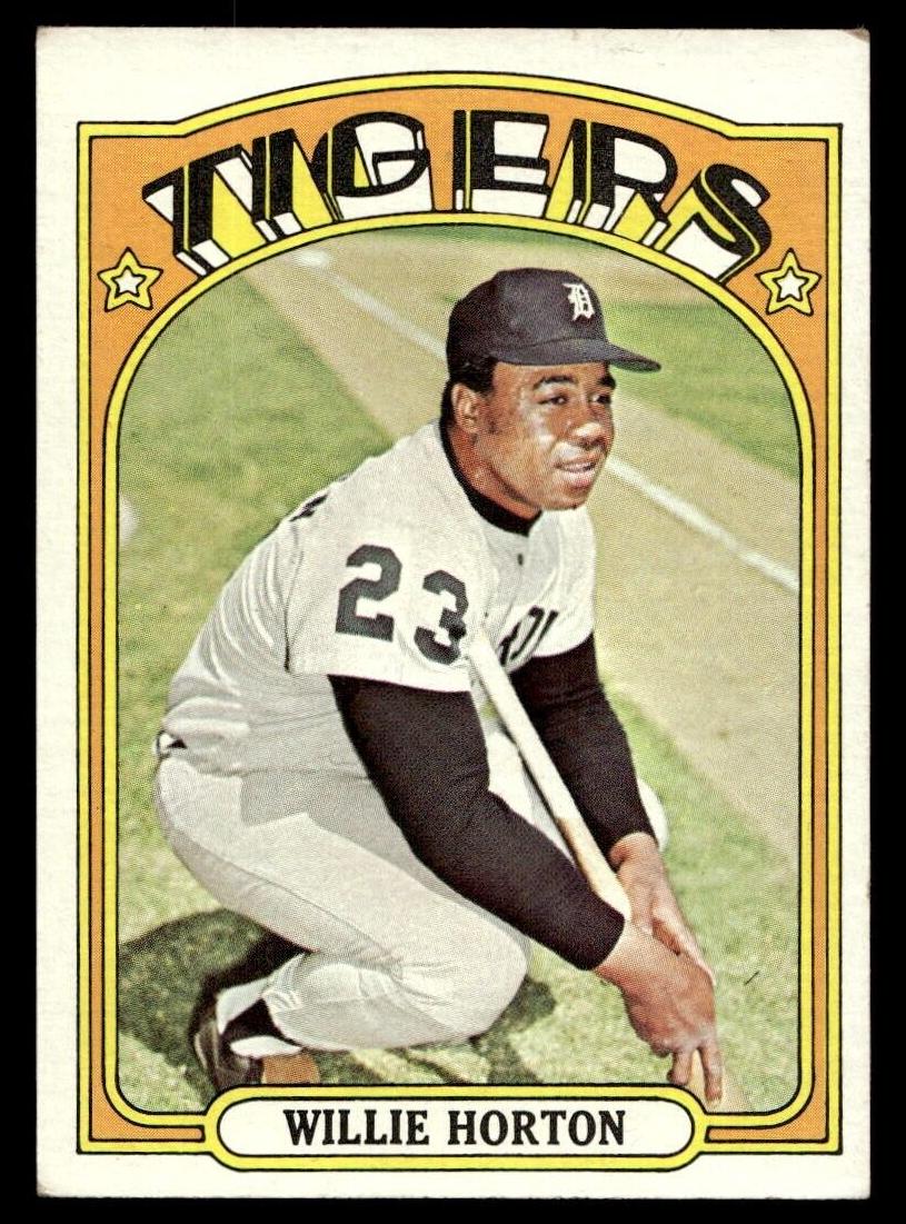1972 Topps Baseball Willie Horton #750