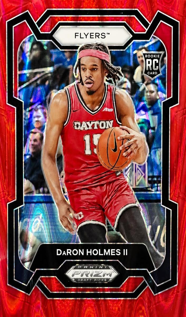 2024 Panini Prizm Draft Picks Basketball Red Seismic DaRon Holmes II #70