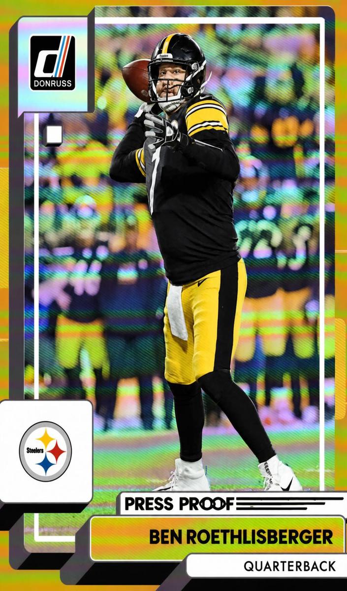 2022 Panini Donruss Football Press Proof Premium Ben Roethlisberger #224