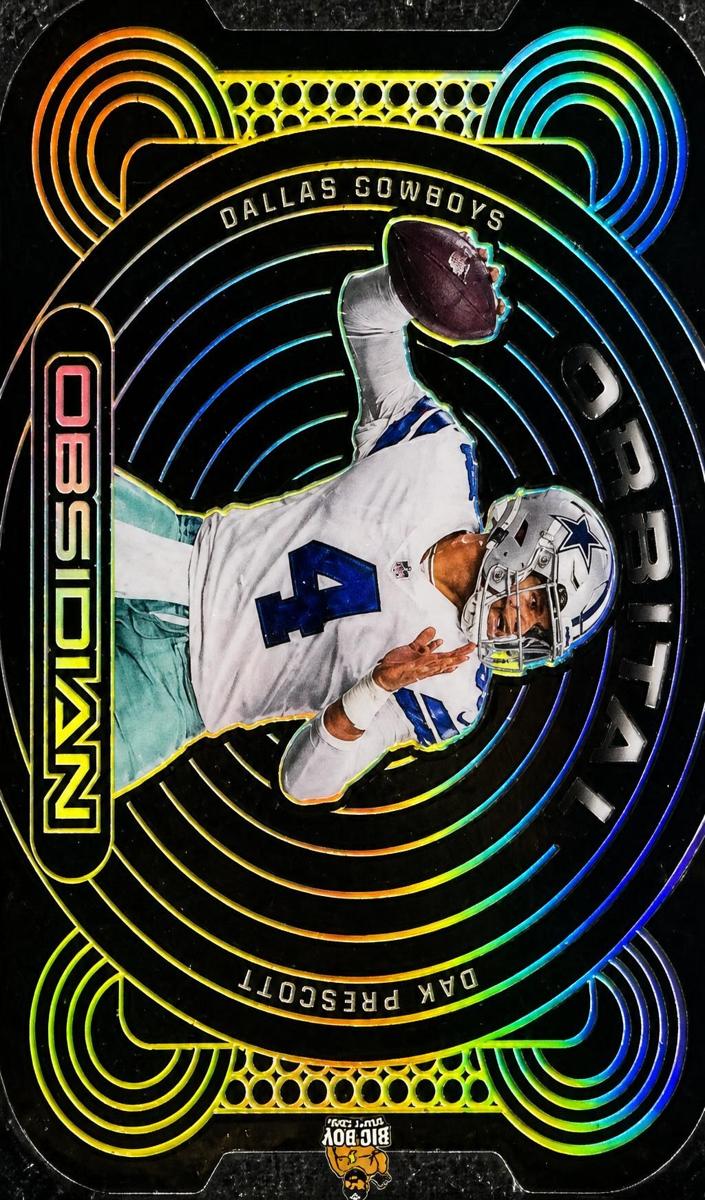 2022 Panini Obsidian Football Electric Etch Yellow Dak Prescott #ORB-DPR