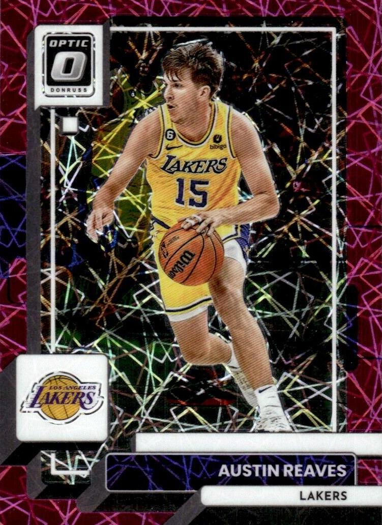 2022 Donruss Optic Basketball Pink Velocity Austin Reaves #136 PSA 8.5