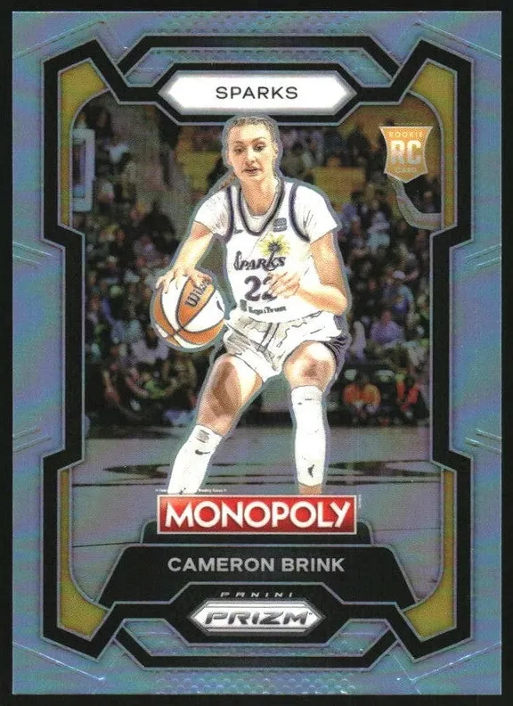 2024 Panini Prizm Monopoly WNBA Basketball Light Blue Cameron Brink #39 PSA 10