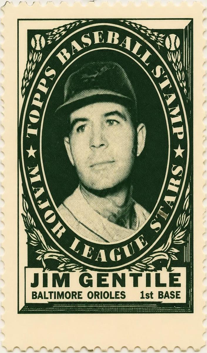 1961 Topps Baseball Jim Gentile #NNO