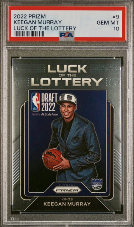 2022 Panini Prizm Basketball Keegan Murray #9 PSA 9