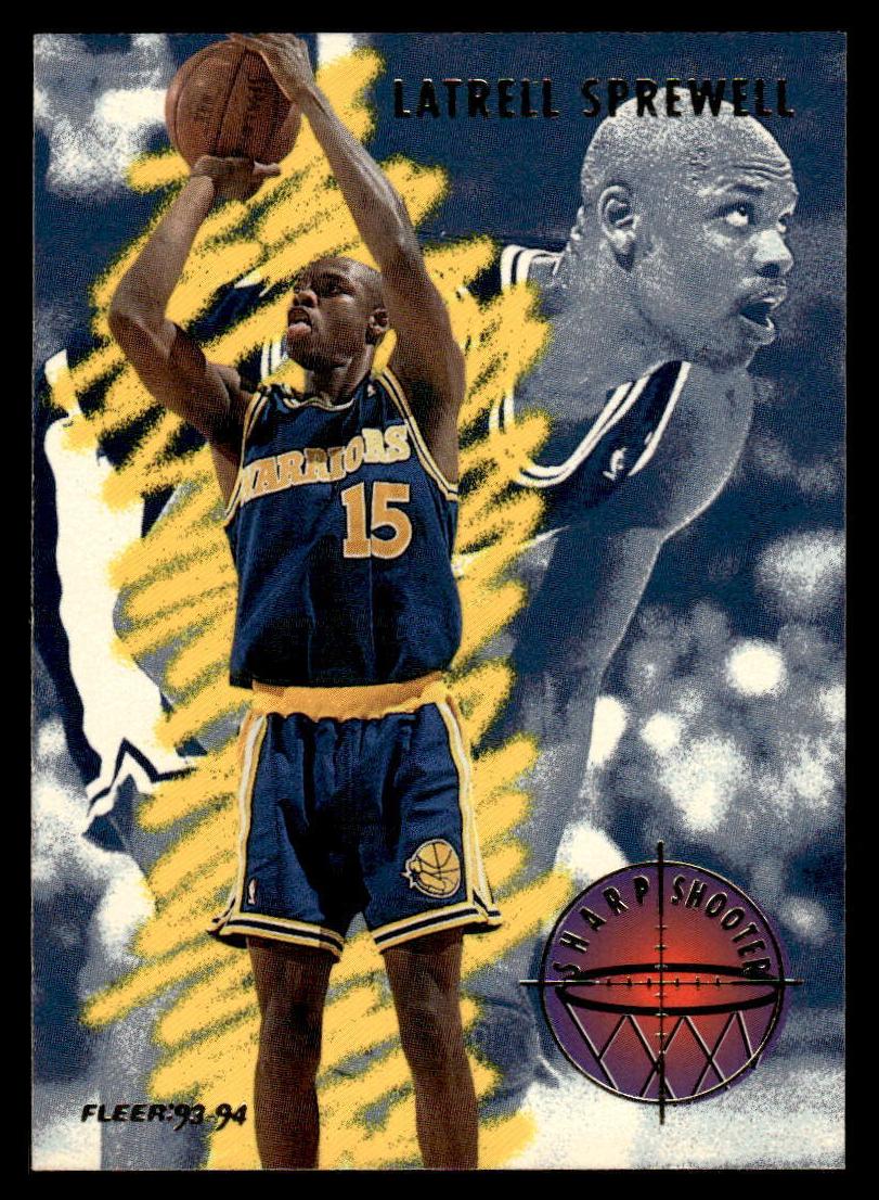 1993 Fleer Basketball Latrell Sprewell #8 PSA 9