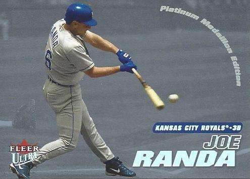 2001 Fleer Ultra Baseball Platinum Medallion Joe Randa #34