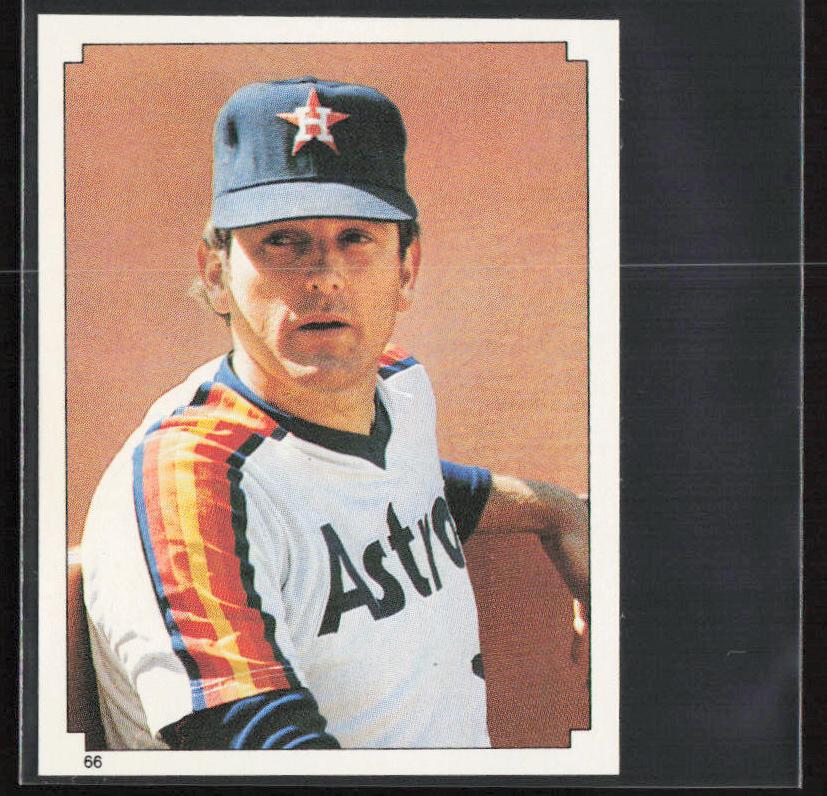 1984 Topps Stickers Baseball Nolan Ryan #66 PSA 8