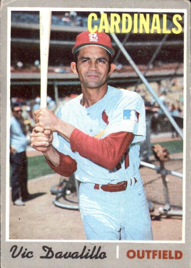 1970 Topps Baseball Vic Davalillo #256 PSA 7.5