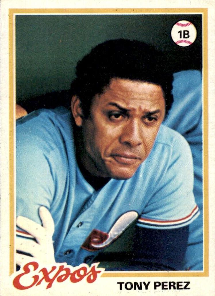 1978 Topps Baseball Tony Perez #15 PSA 9