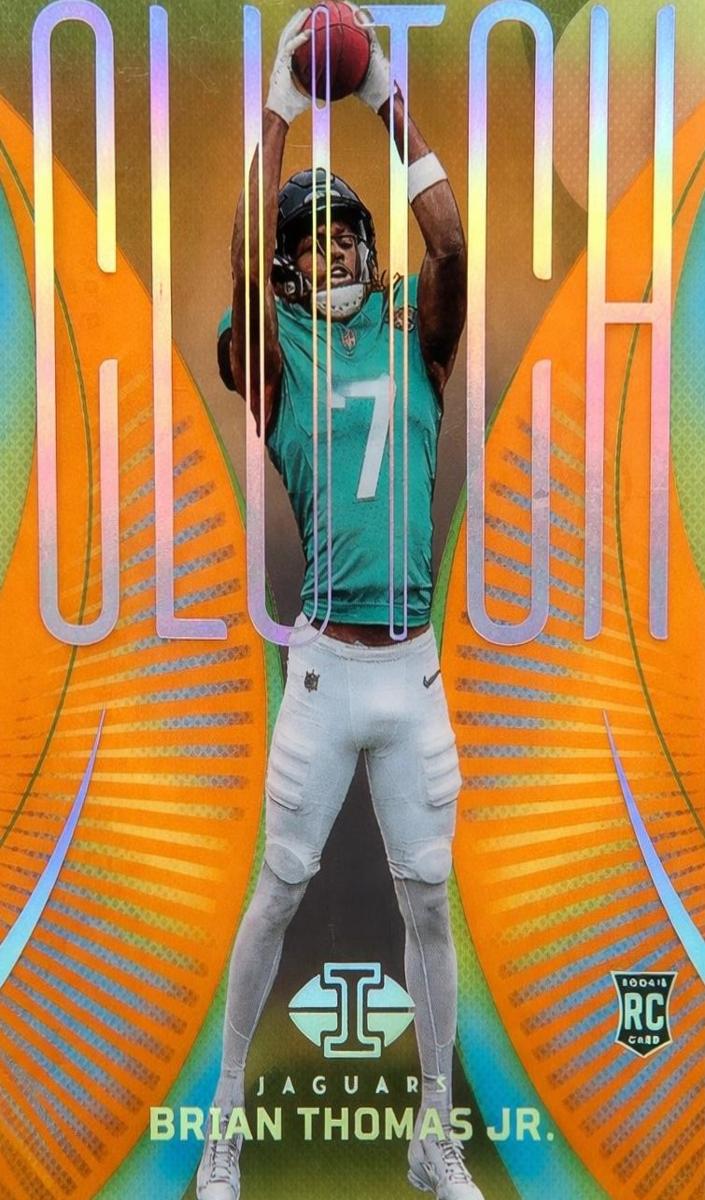 2024 Panini Illusions Football Orange Brian Thomas Jr. #6
