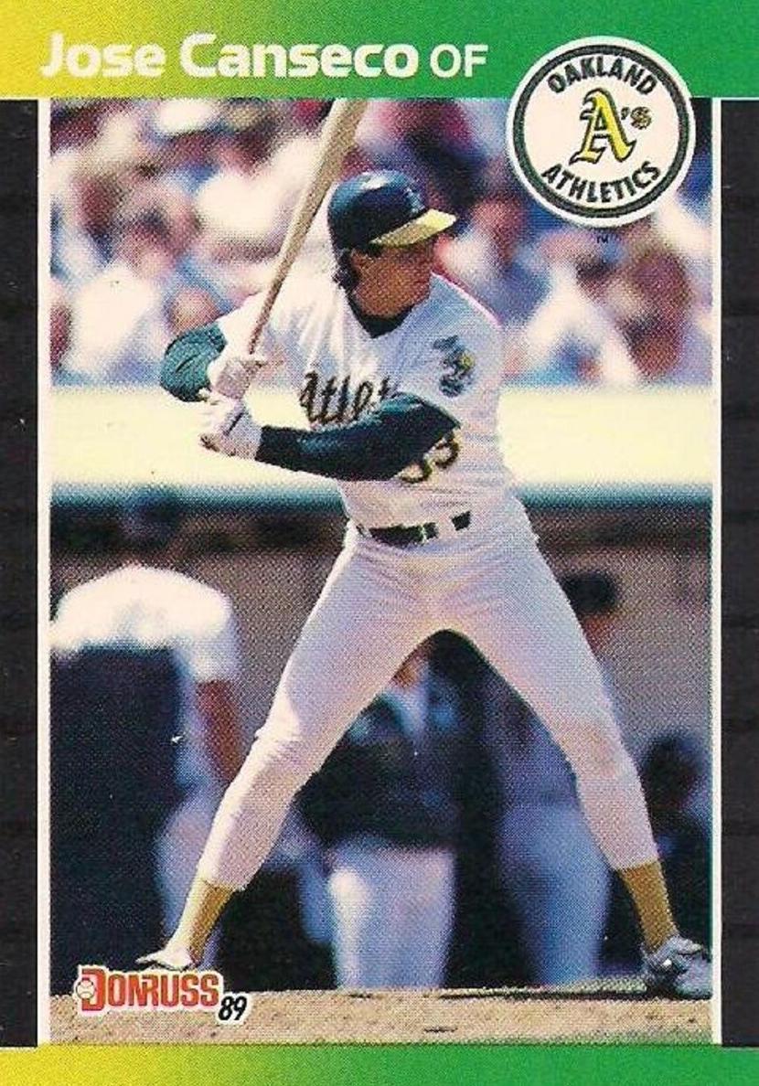 1989 Donruss Baseball Jose Canseco #91