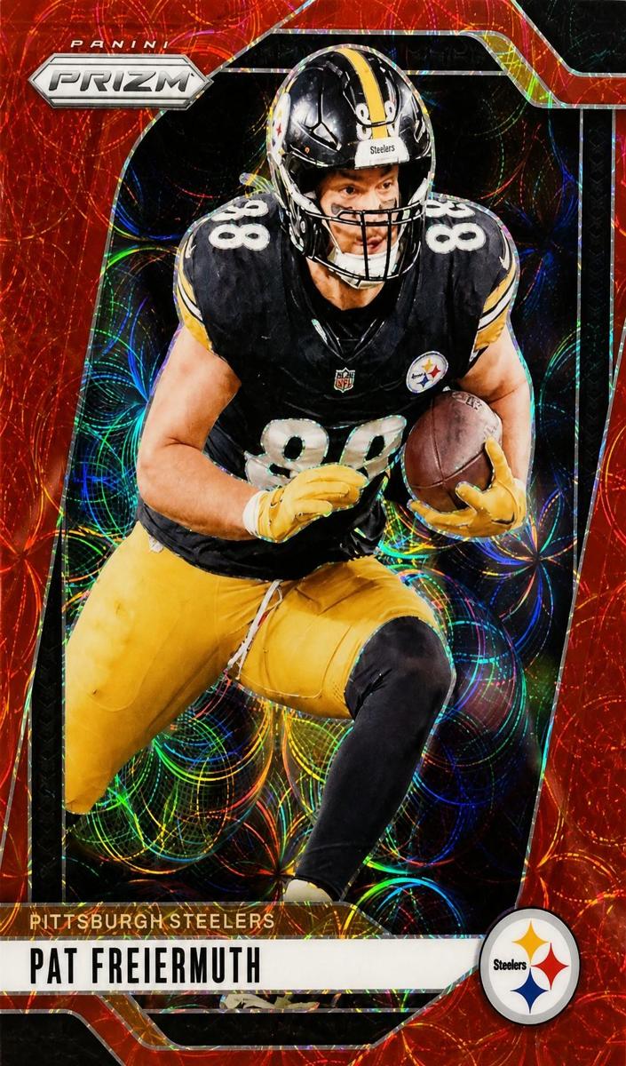 2024 Panini Prizm Football Choice Red Pat Freiermuth #244