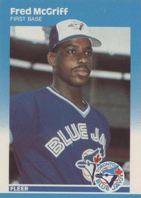 1987 Fleer Update Baseball Fred McGriff #U-75 PSA 7