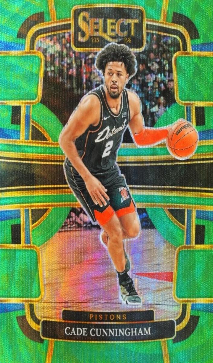 2023 Panini Select Basketball Green Wave Cade Cunningham #26