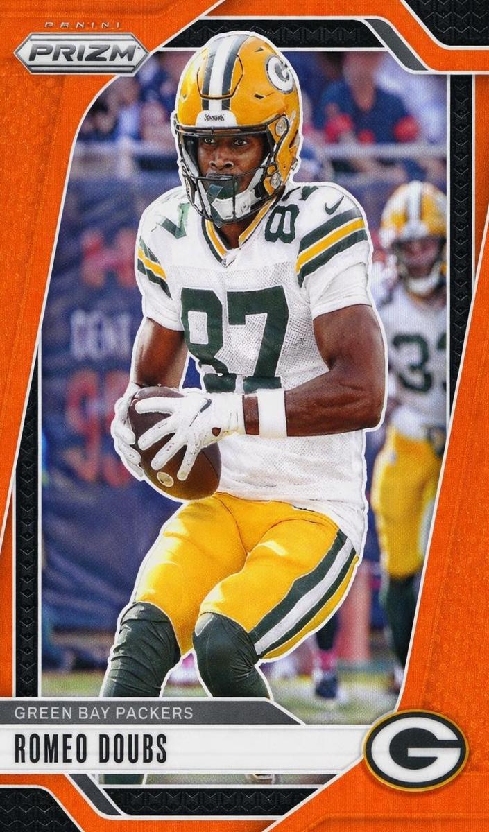 2024 Panini Prizm Football Orange Romeo Doubs #104
