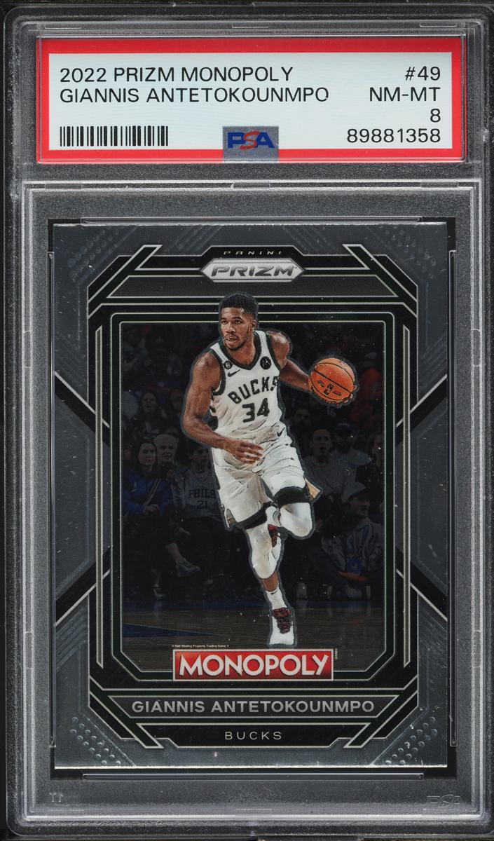 2022 Panini Prizm Monopoly Basketball Giannis Antetokounmpo #49