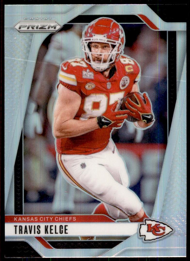 2024 Panini Prizm Football Silver Travis Kelce #140 PSA 9