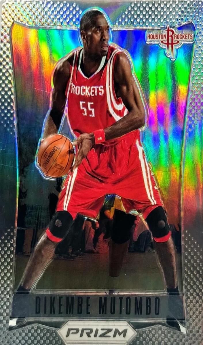 2012 Panini Prizm Basketball Silver Prizm Dikembe Mutombo #199 PSA 8