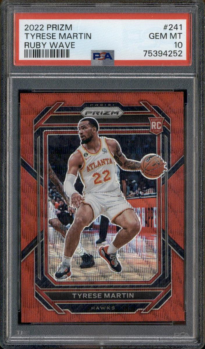 2022 Panini Prizm Basketball Ruby Wave Tyrese Martin #241